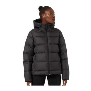 NEW Helly Hansen Women's Large Active Puffy Hooded Jacket Black‎